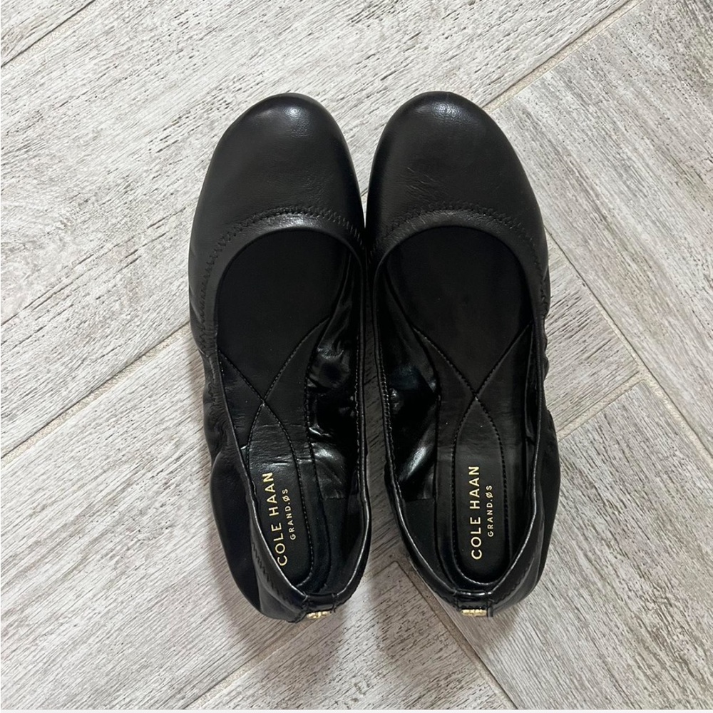 Cole Haan black soft ballet flats